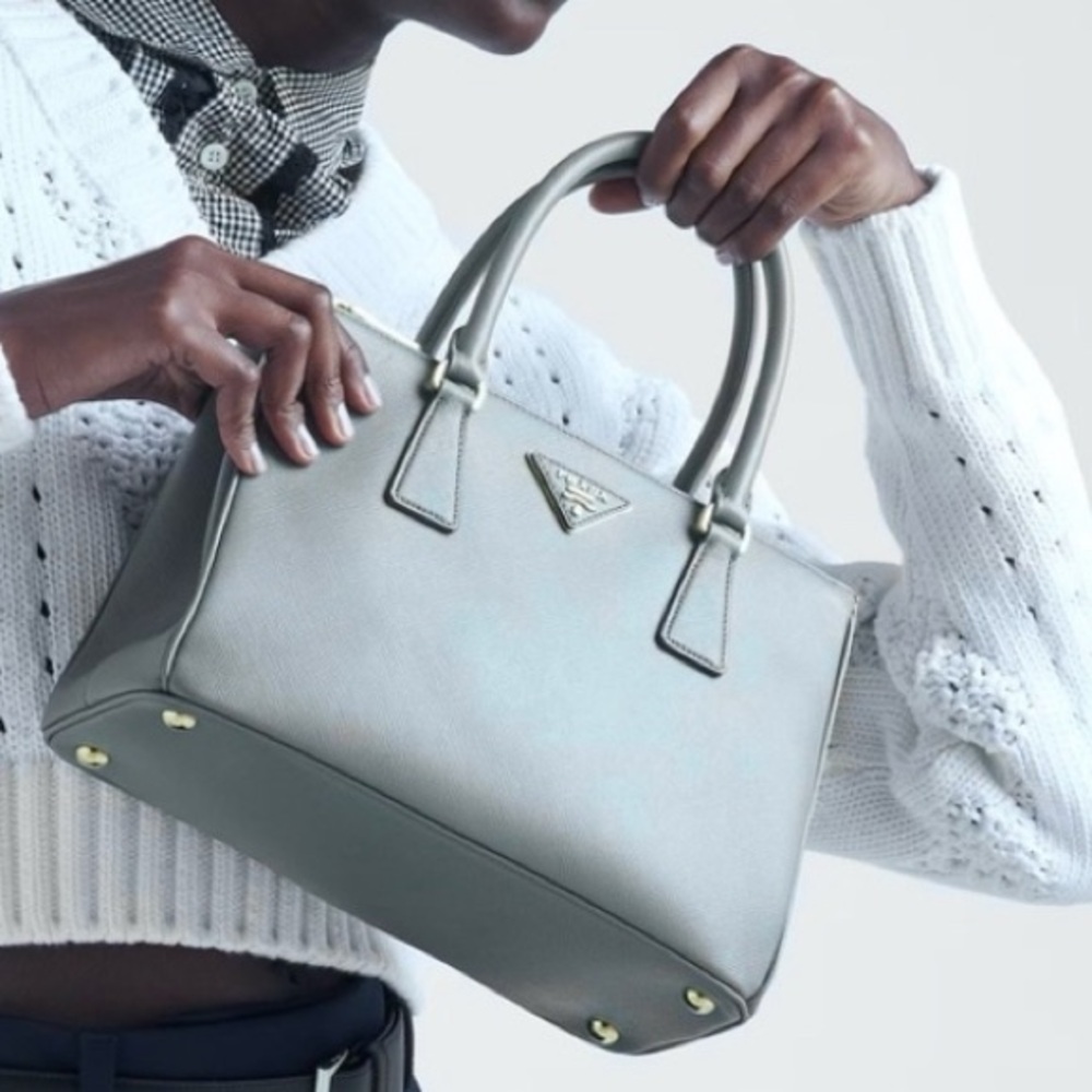 PRADA GALLERIA SAFFIANO MEDIUM GRAY
